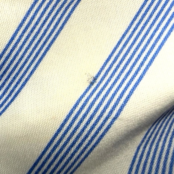 NWT TALBOTS NON-IRON PERFECT SHIRT - GALA STRIPE Plus 14W Blue/White - Picture 13 of 16